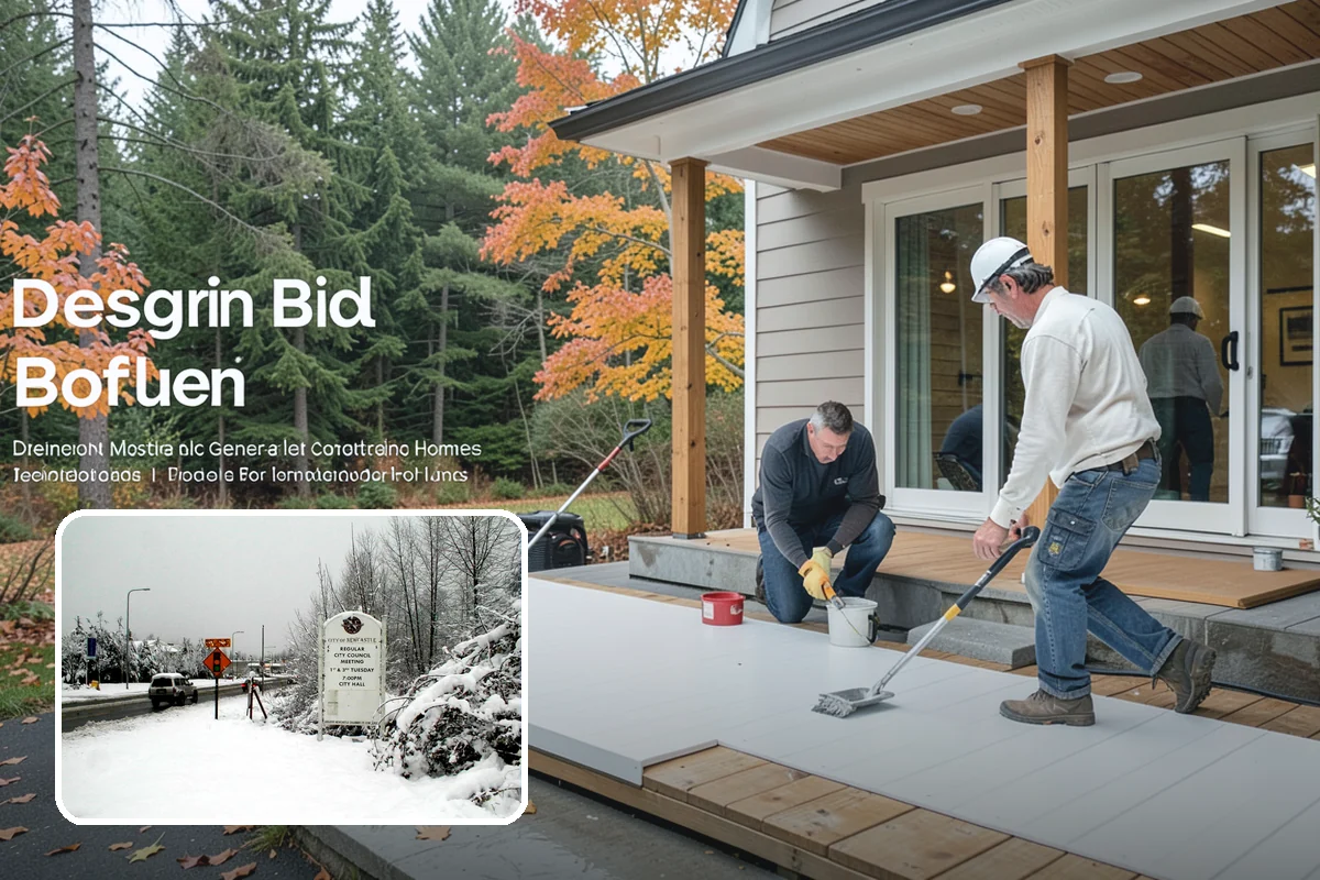 Mixed-Use Construction in Newcastle, King County, WA - Efficient use of urban infill parcels