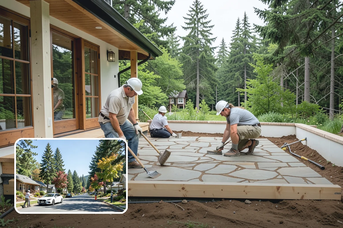 Mixed-Use Construction in Orting, Pierce County, WA - Efficient use of urban infill parcels