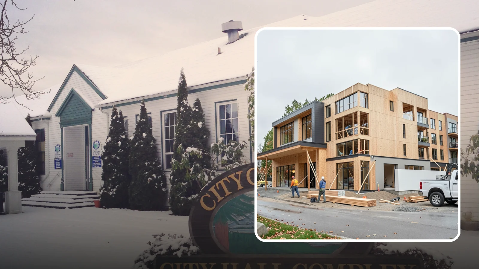 Mixed-Use Construction in Pacific, King County, WA - Ground-up buildings that combine ground-floor commercial with residential units above.