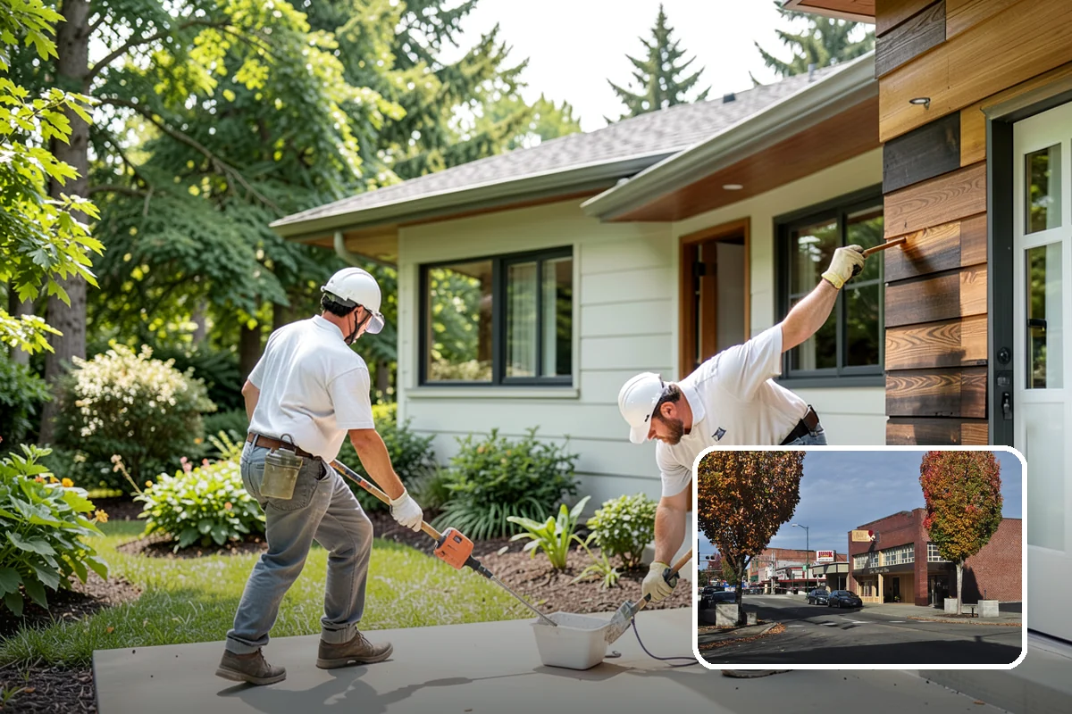 Mixed-Use Construction in Puyallup, Pierce County, WA - Efficient use of urban infill parcels