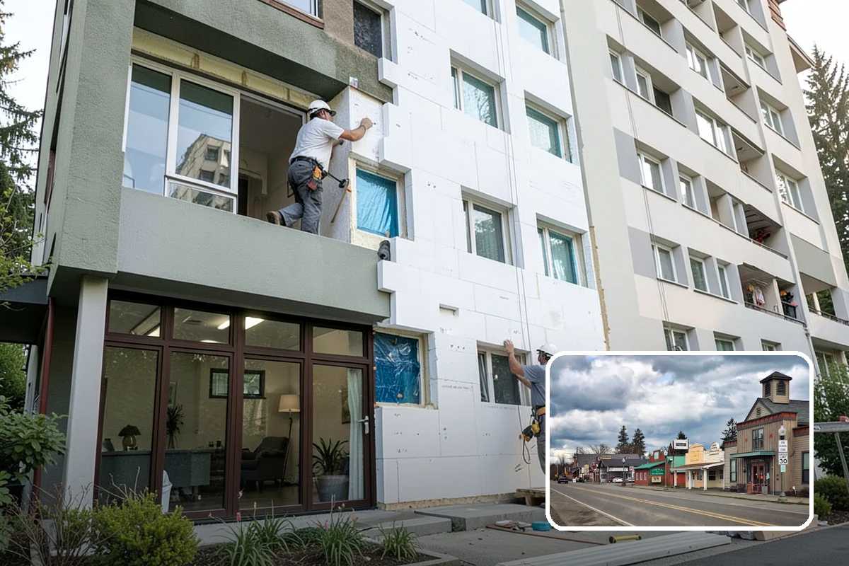 Mixed-Use Construction in Roy, Pierce County, WA - Efficient use of urban infill parcels