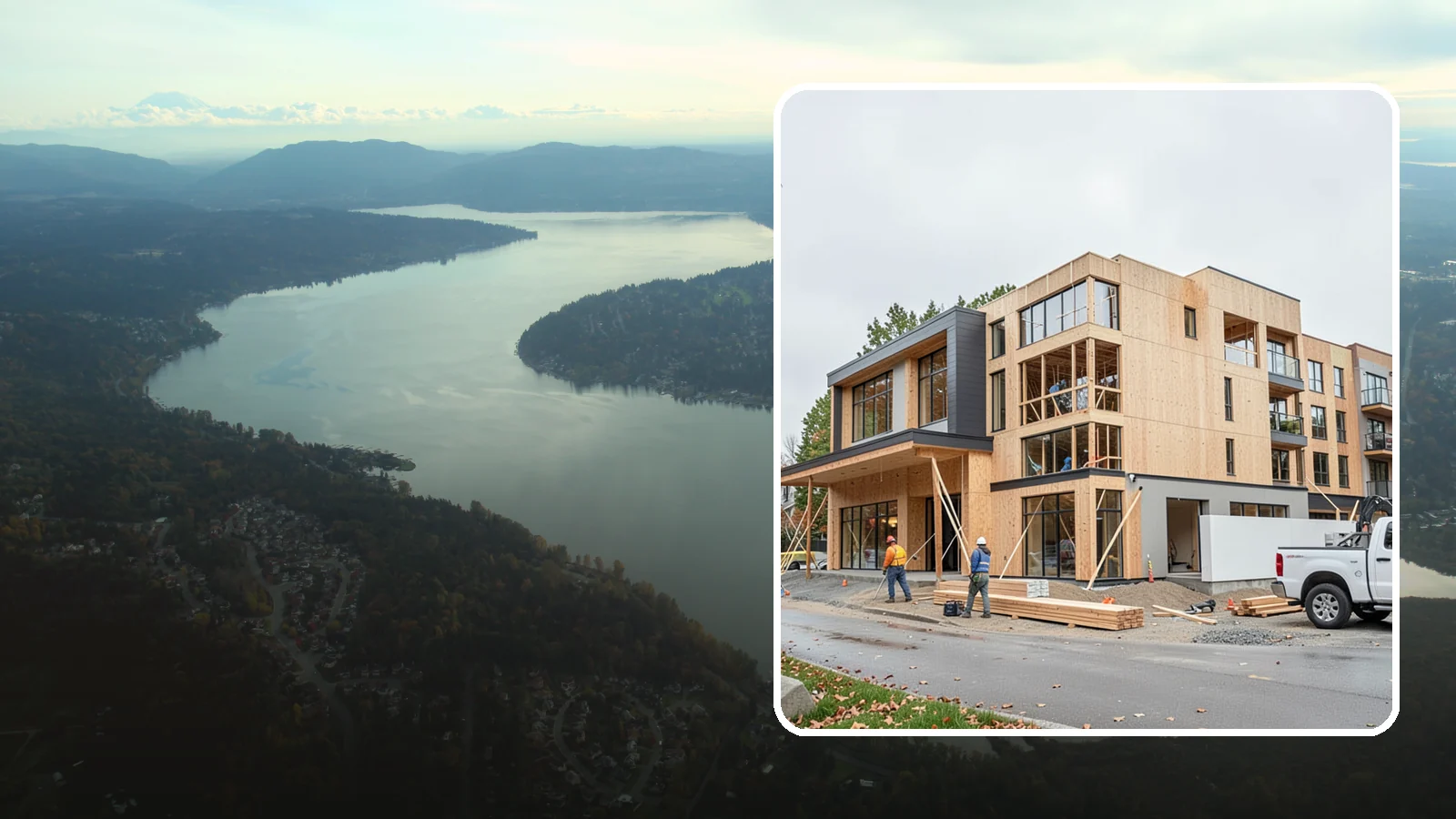 Mixed-Use Construction in Sammamish, King County, WA - Ground-up buildings that combine ground-floor commercial with residential units above.