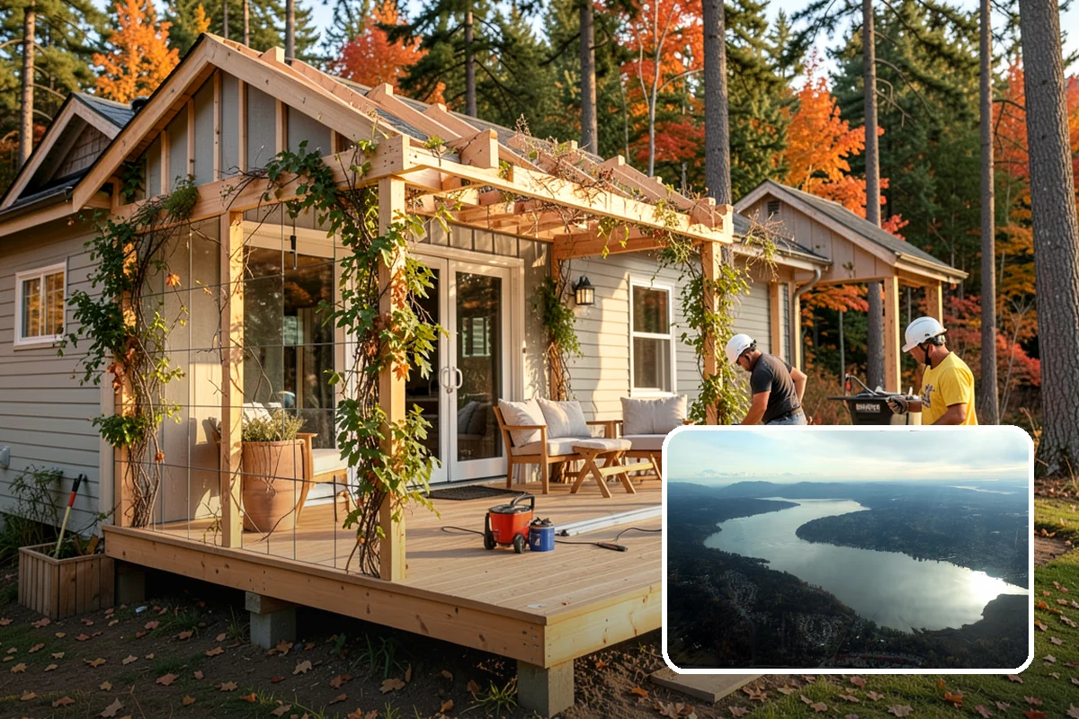 Mixed-Use Construction in Sammamish, King County, WA - Efficient use of urban infill parcels