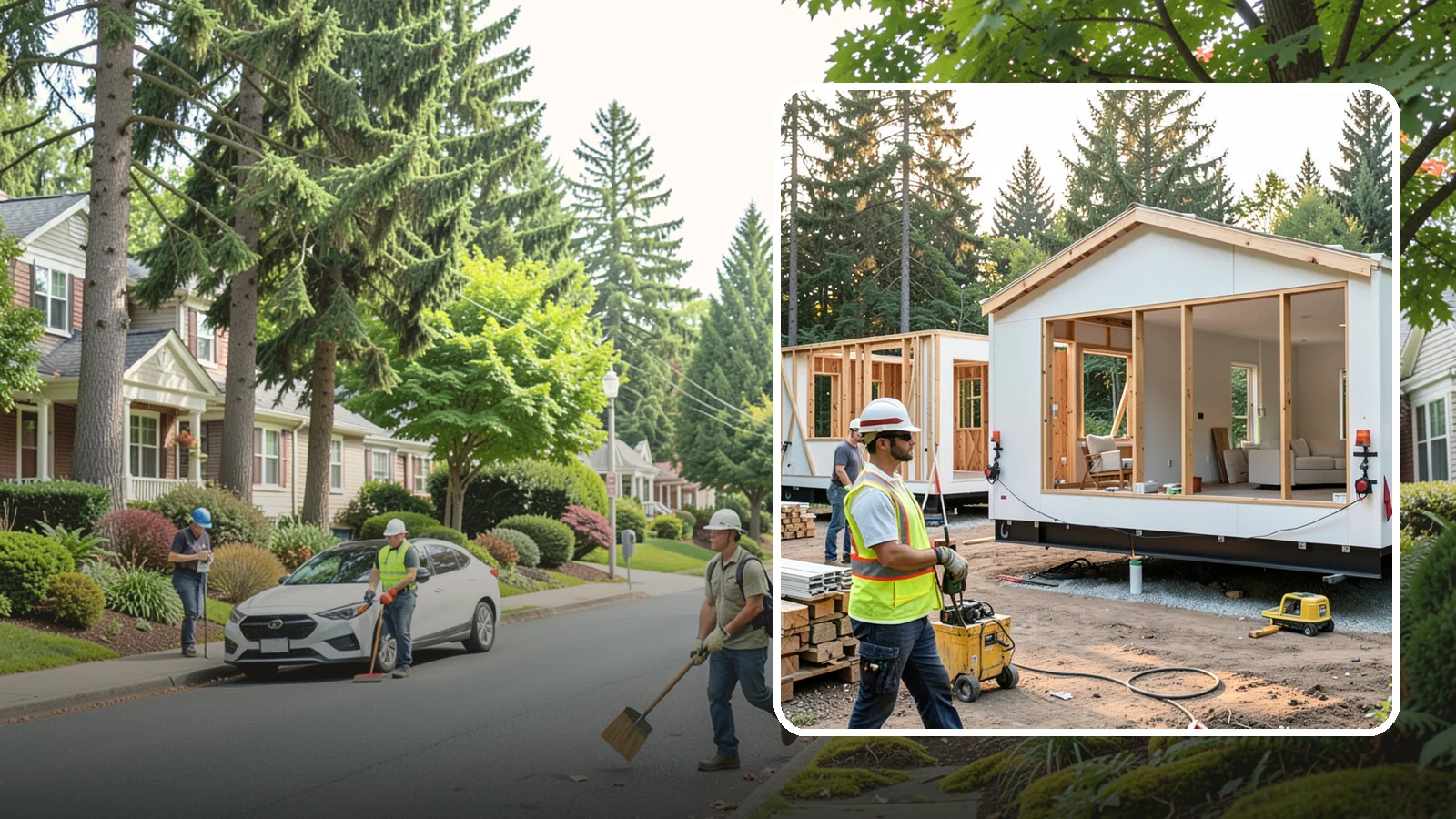 Modular Home Construction in Beaux Arts Village, King County, WA - Factory-built home modules delivered and assembled on your Western Washington site.