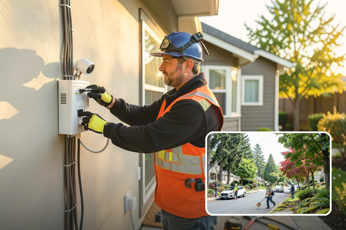 Modular Home Construction in Beaux Arts Village, King County, WA - Indoor construction protects materials from PNW moisture