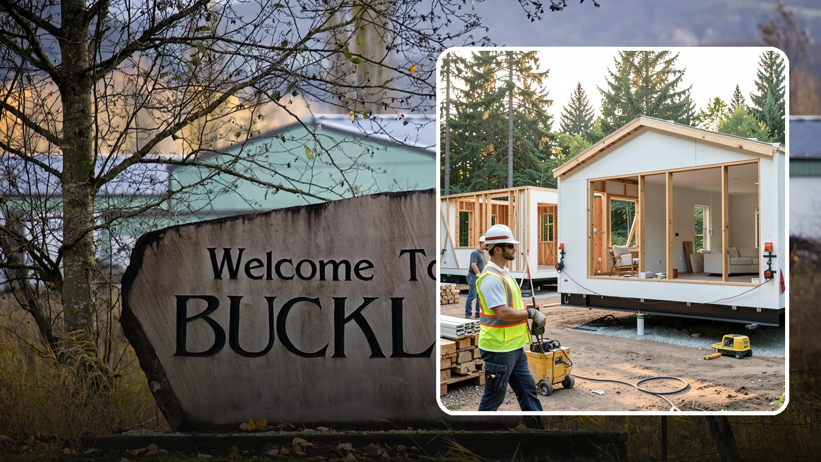 Modular Home Construction in Buckley, Pierce County, WA - Factory-built home modules delivered and assembled on your Western Washington site.