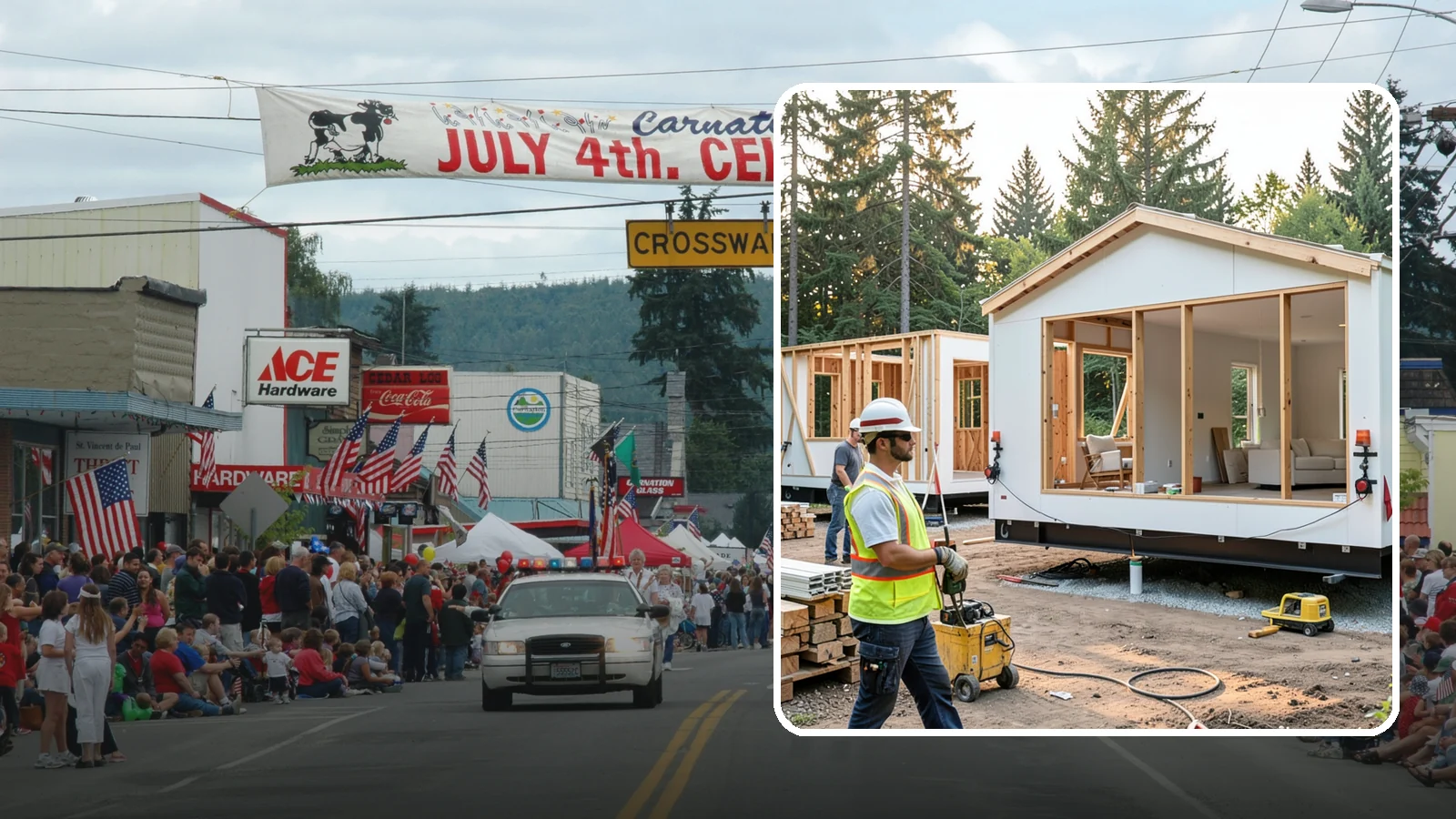 Modular Home Construction in Carnation, King County, WA - Factory-built home modules delivered and assembled on your Western Washington site.