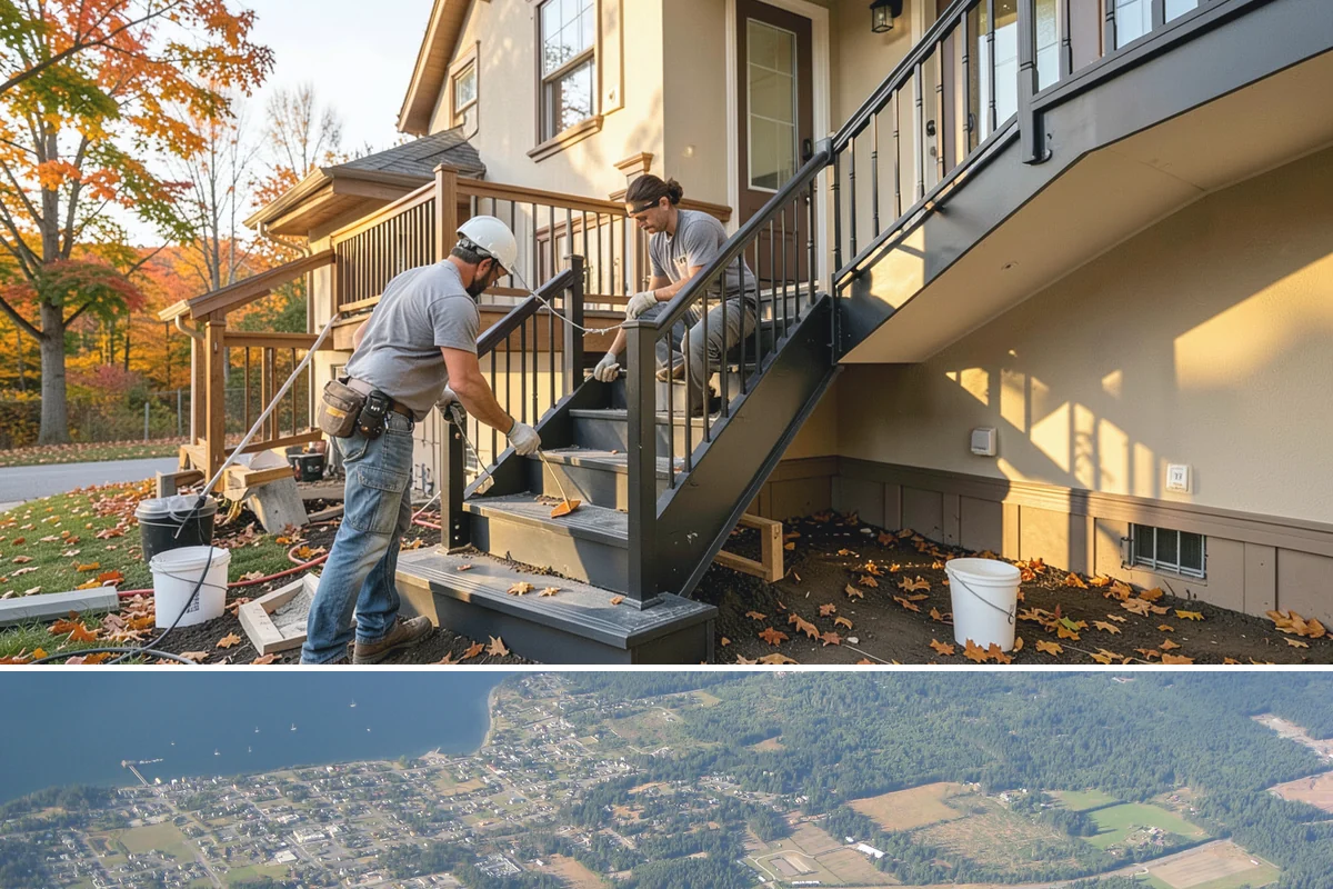 Modular Home Construction in Coupeville, Island County, WA - Set days depend on crane access and dry ground, so we target firm summer weather for delivery and assembly.