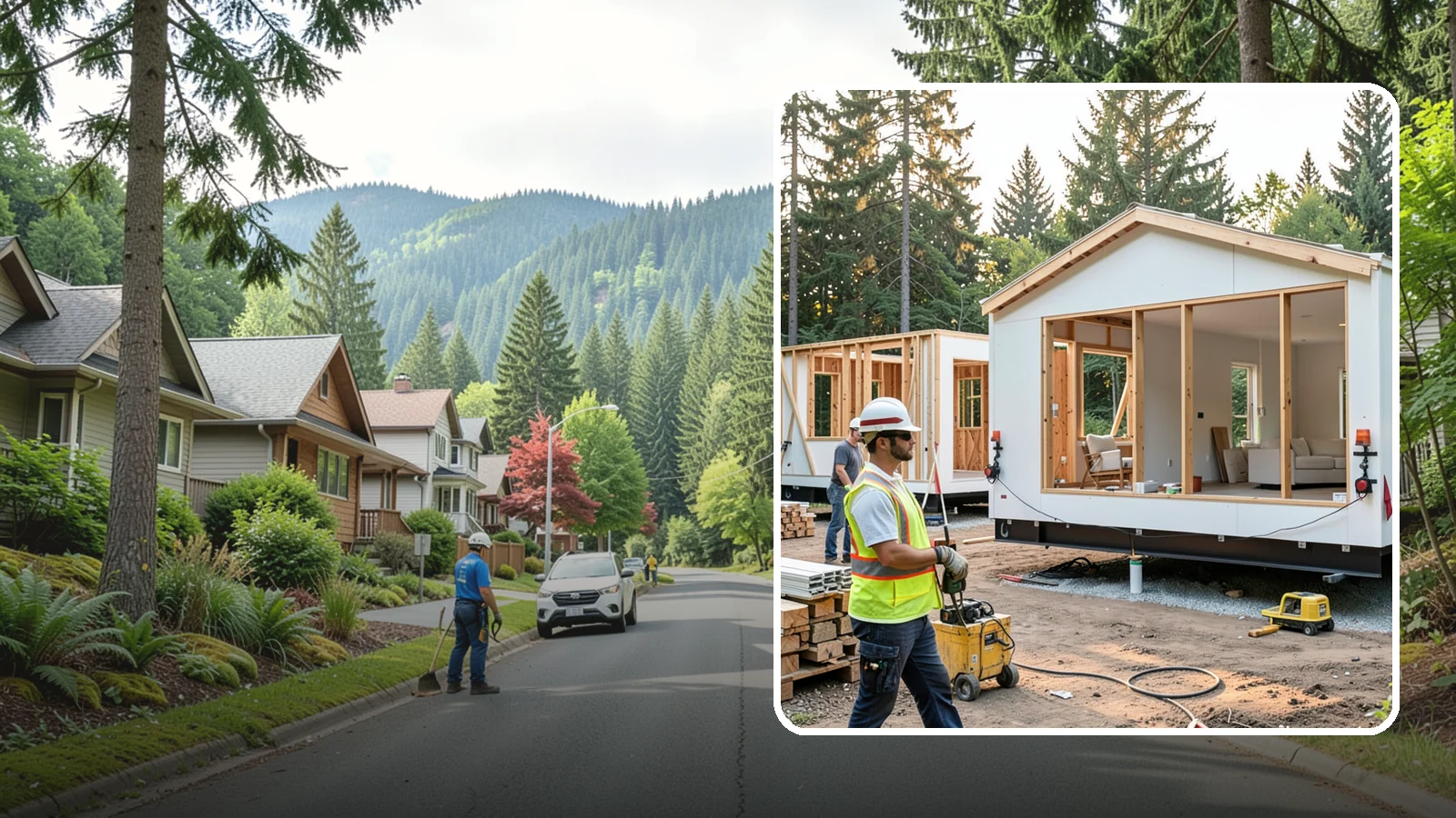 Modular Home Construction in Darrington, Snohomish County, WA - Factory-built home modules delivered and assembled on your Western Washington site.