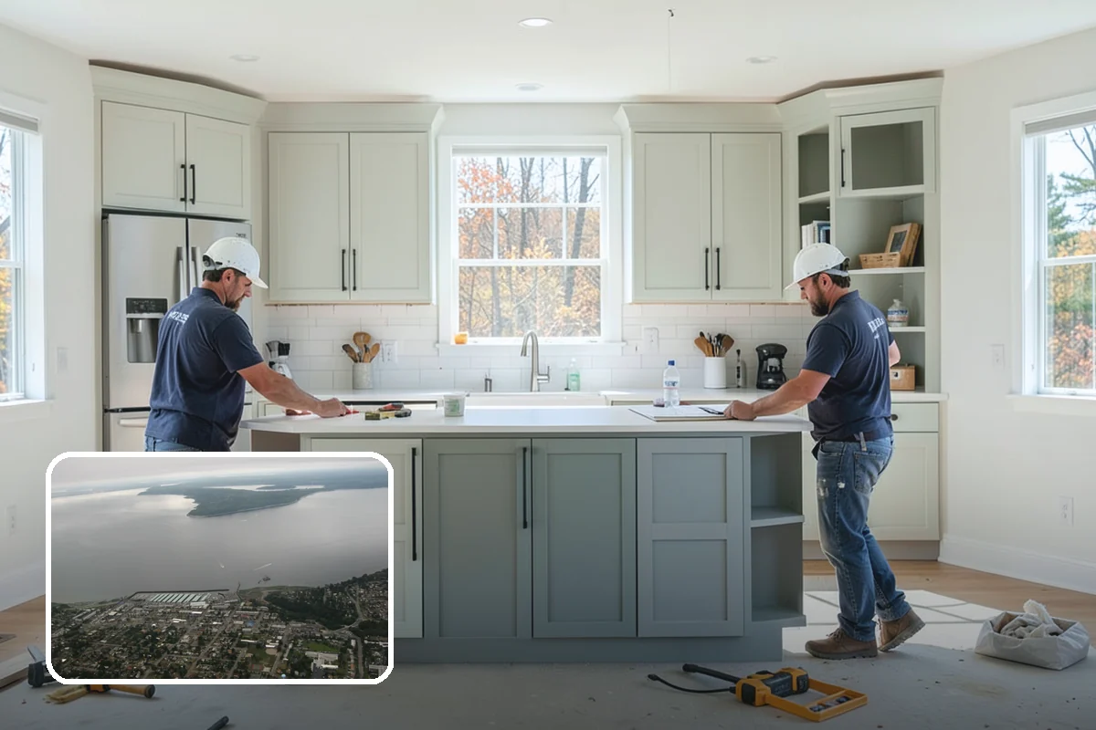 Modular Home Construction in Des Moines, King County, WA - Indoor construction protects materials from PNW moisture