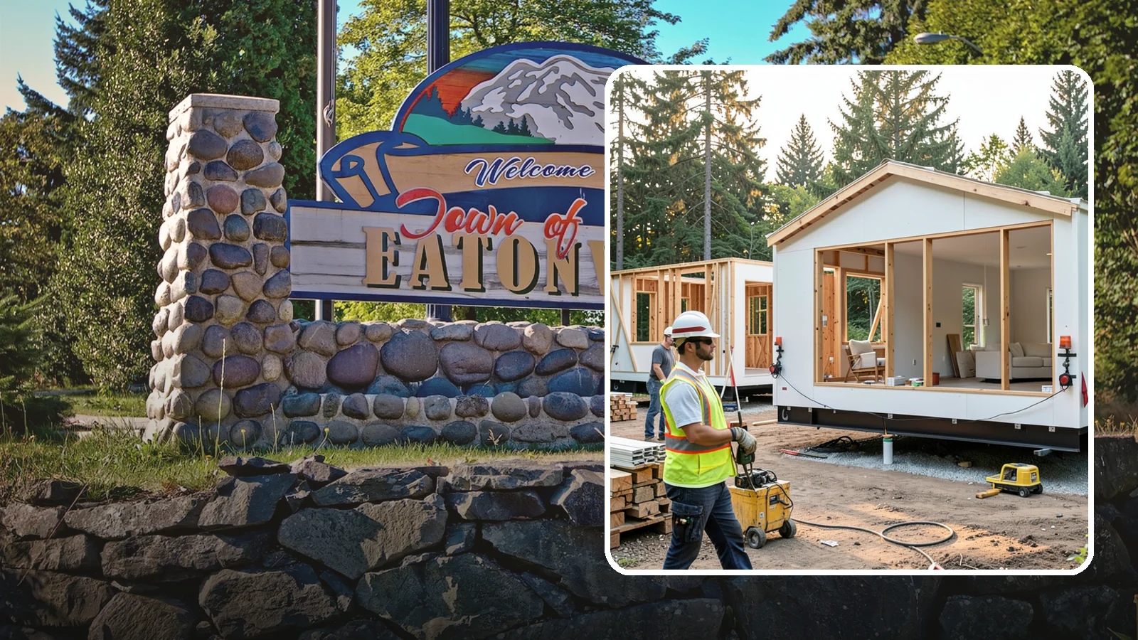 Modular Home Construction in Eatonville, Pierce County, WA - Factory-built home modules delivered and assembled on your Western Washington site.
