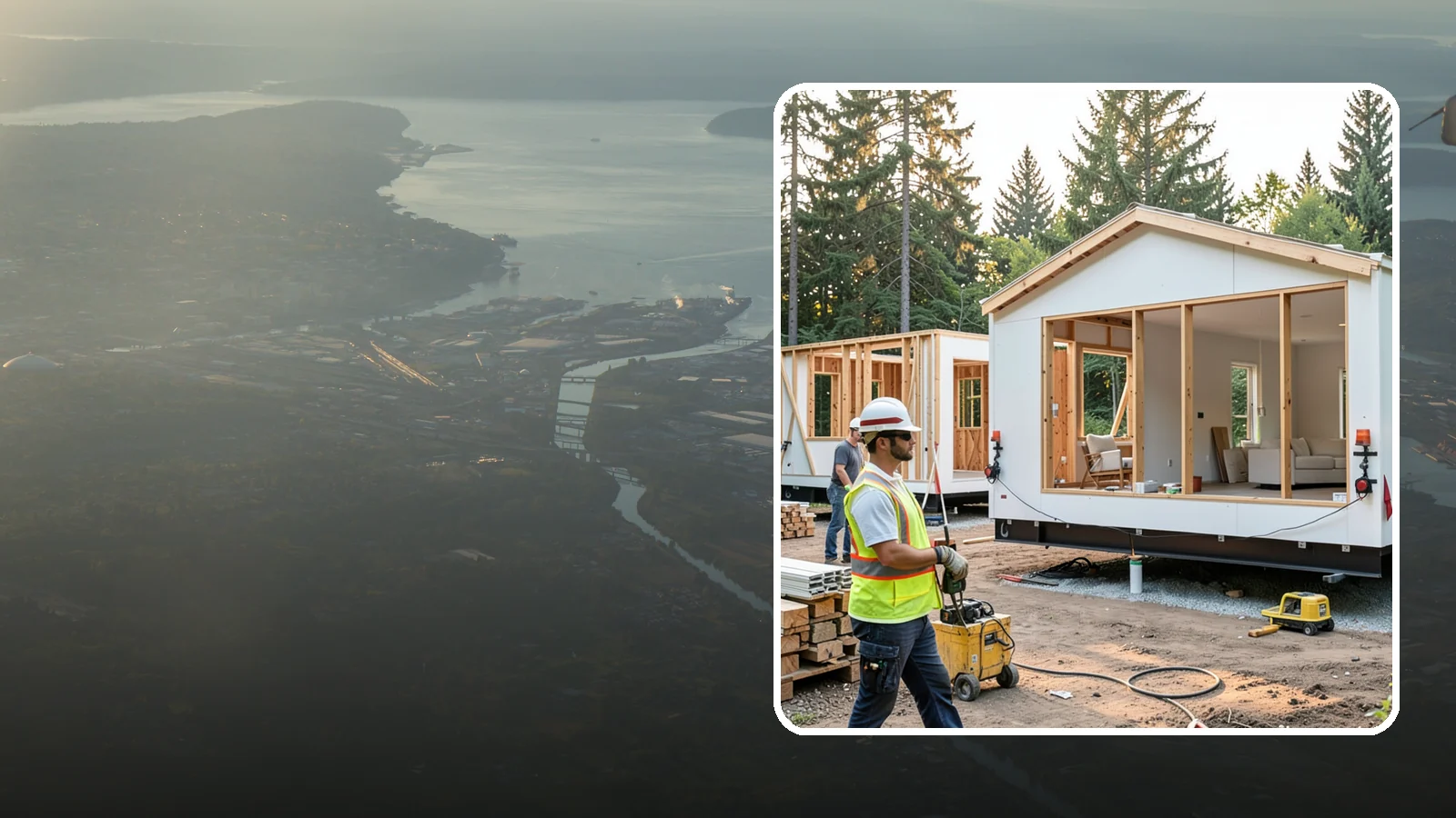 Modular Home Construction in Fife, Pierce County, WA - Factory-built home modules delivered and assembled on your Western Washington site.