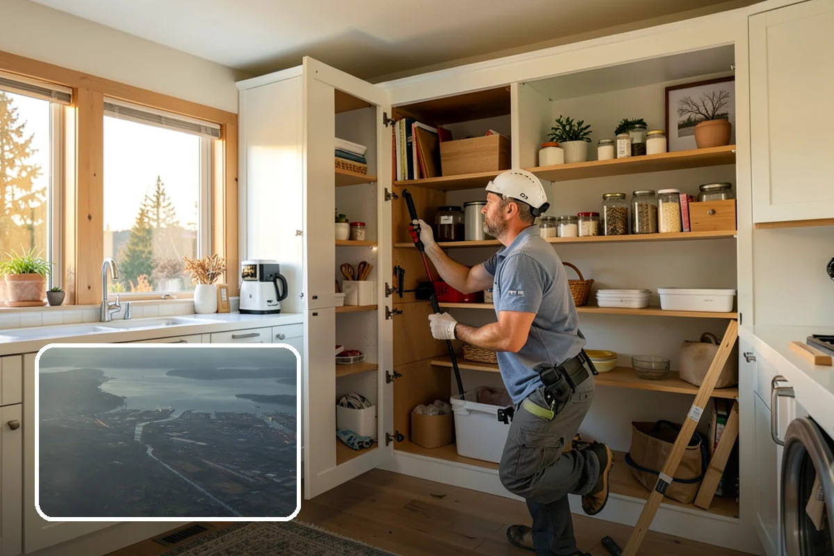 Modular Home Construction in Fife, Pierce County, WA - Indoor construction protects materials from PNW moisture