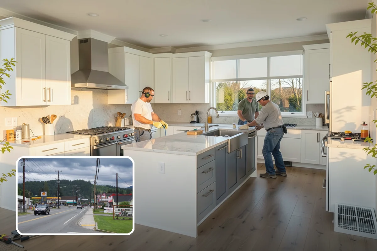 Modular Home Construction in Granite Falls, Snohomish County, WA - Indoor construction protects materials from PNW moisture