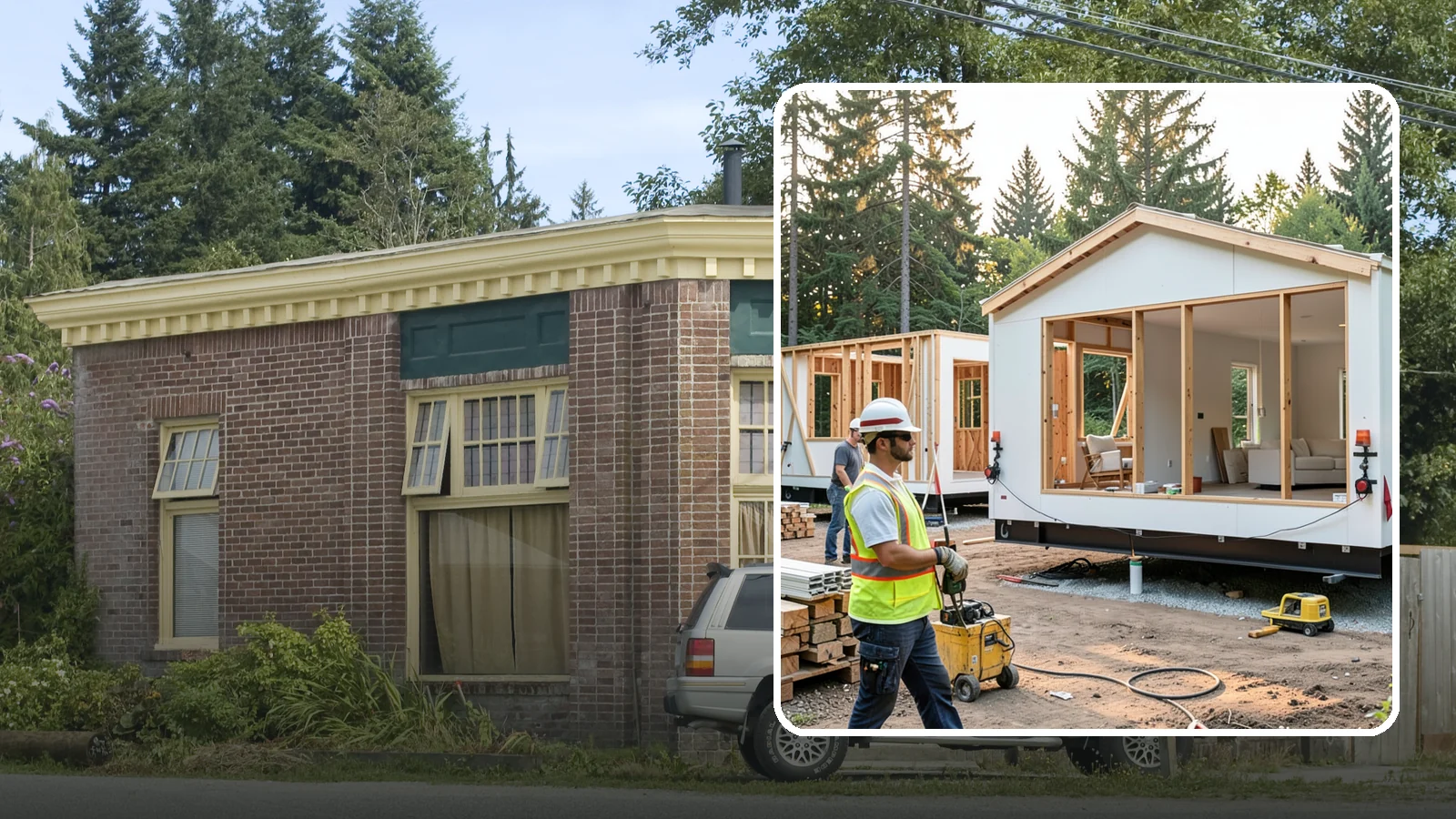 Modular Home Construction in Hamilton, Skagit County, WA - Factory-built home modules delivered and assembled on your Western Washington site.
