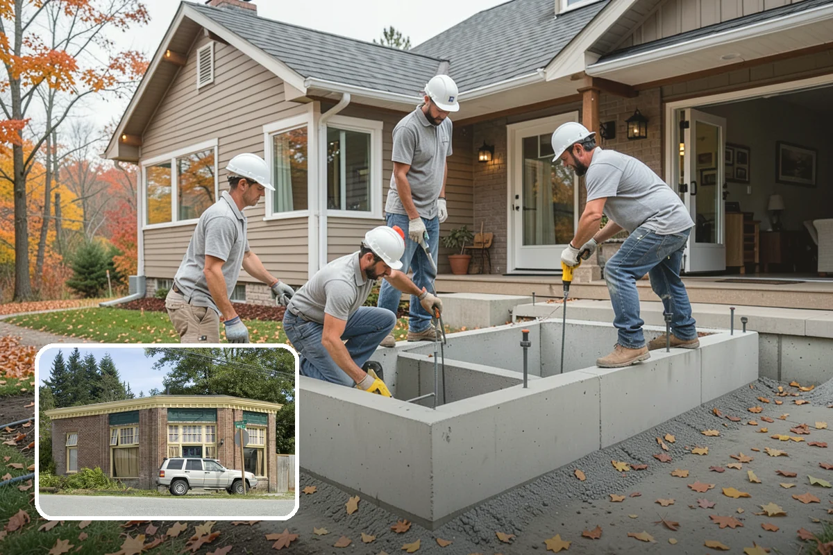 Modular Home Construction in Hamilton, Skagit County, WA - Indoor construction protects materials from PNW moisture