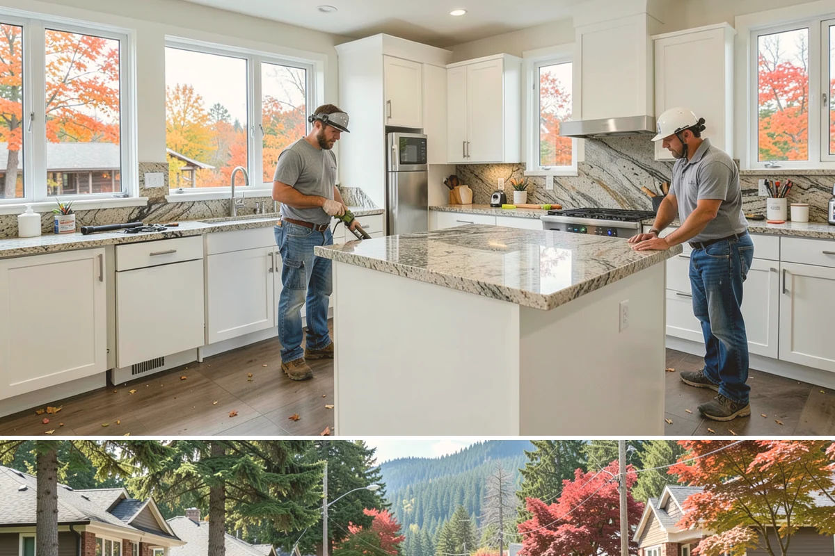 Modular Home Construction in Hunts Point, King County, WA - Set days depend on crane access and dry ground, so we target firm summer weather for delivery and assembly.