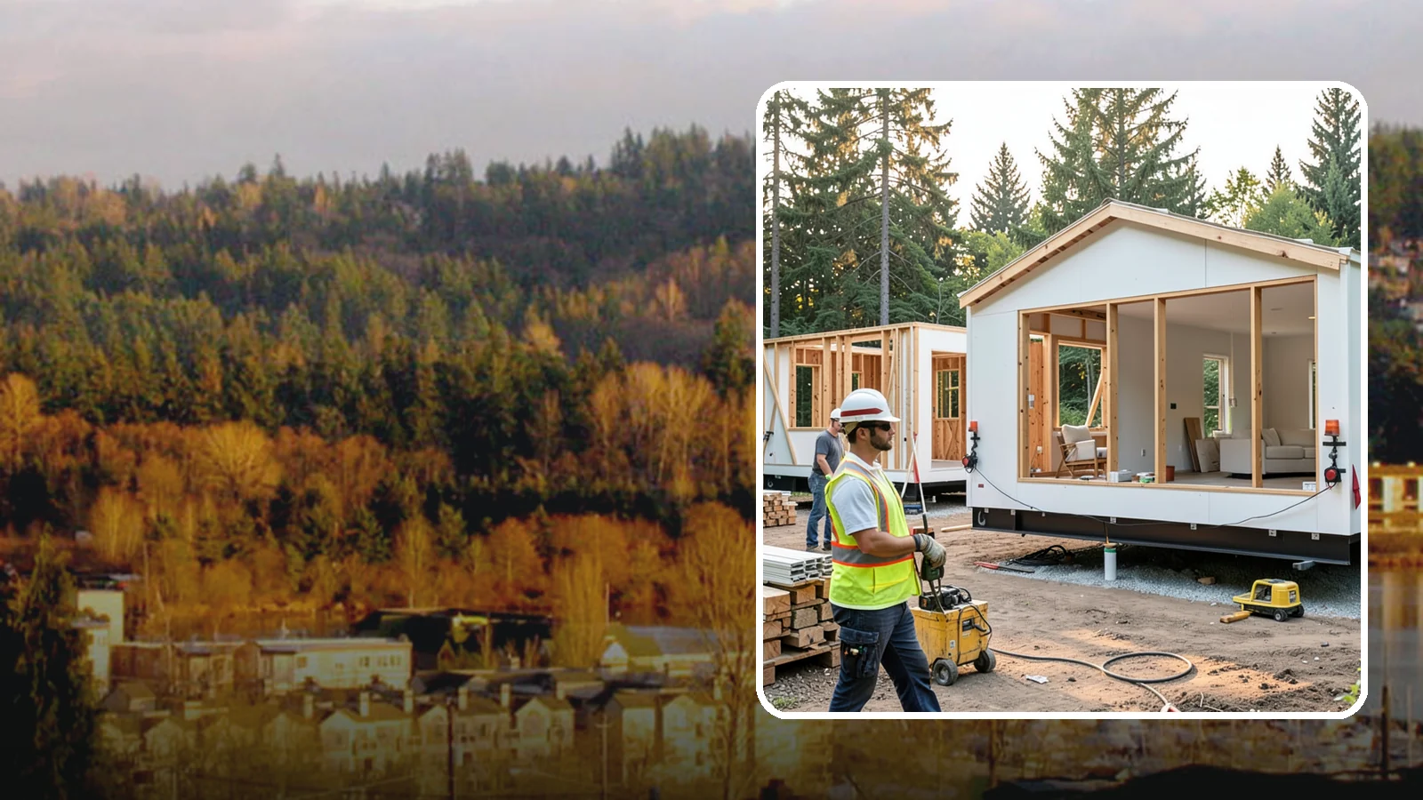 Modular Home Construction in Kenmore, King County, WA - Factory-built home modules delivered and assembled on your Western Washington site.