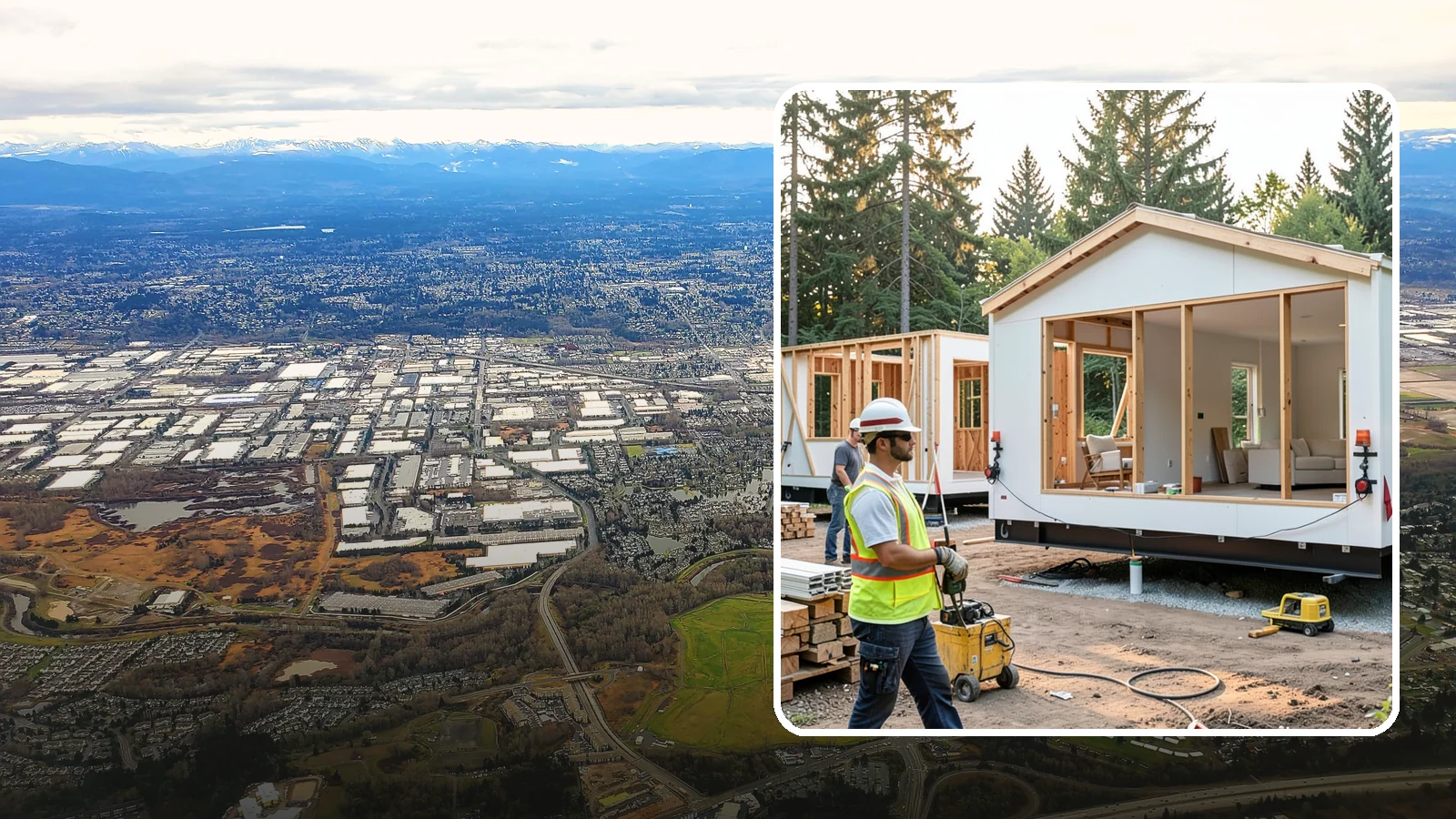 Modular Home Construction in Kent, King County, WA - Factory-built home modules delivered and assembled on your Western Washington site.