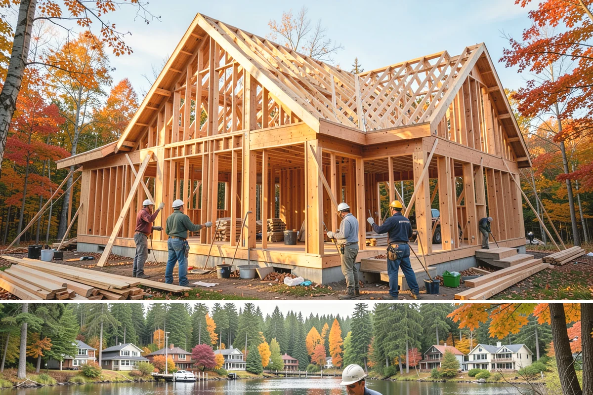 Modular Home Construction in La Conner, Skagit County, WA - Set days depend on crane access and dry ground, so we target firm summer weather for delivery and assembly.