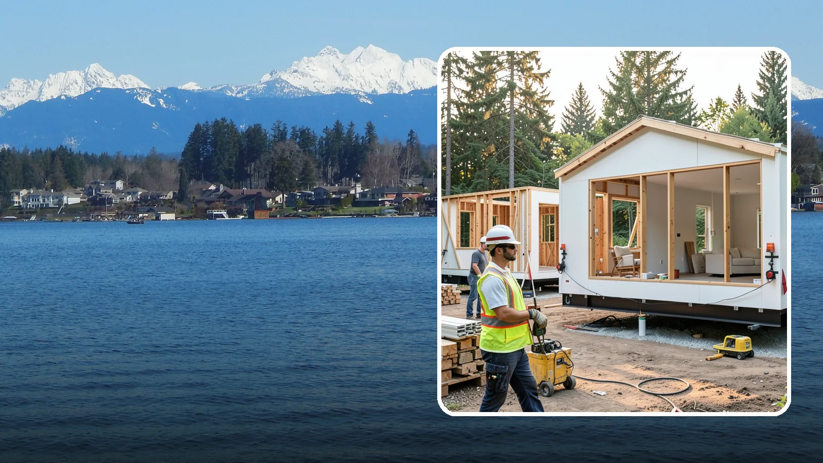 Modular Home Construction in Lake Stevens, Snohomish County, WA - Factory-built home modules delivered and assembled on your Western Washington site.