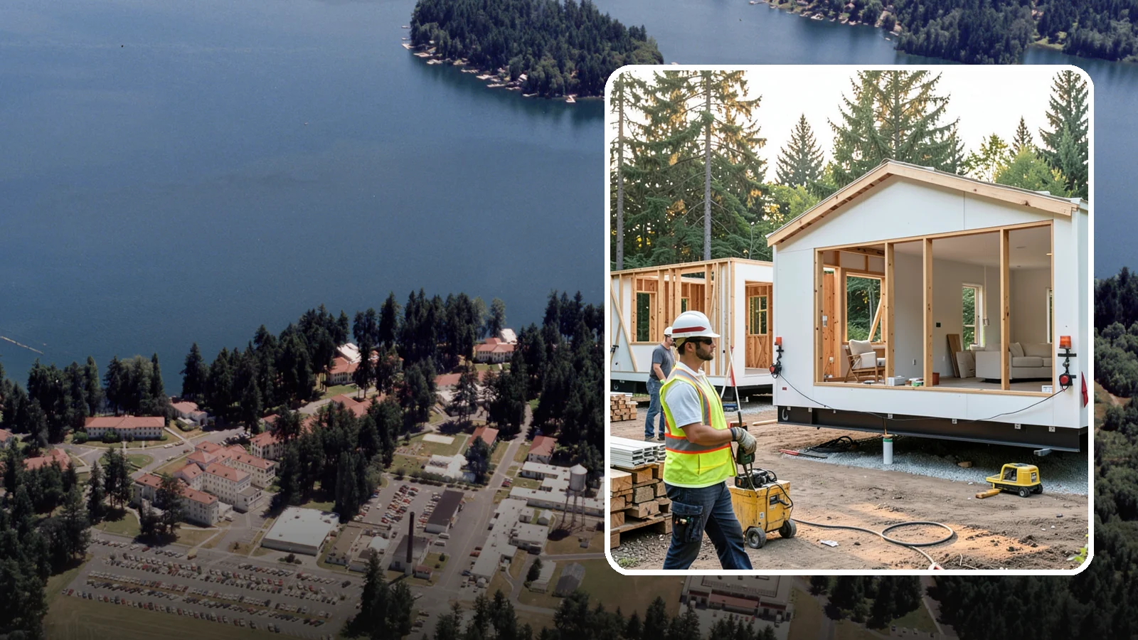 Modular Home Construction in Lakewood, Pierce County, WA - Factory-built home modules delivered and assembled on your Western Washington site.