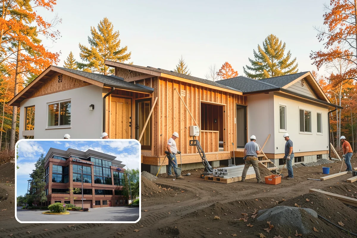 Modular Home Construction in Mountlake Terrace, Snohomish County, WA - Indoor construction protects materials from PNW moisture