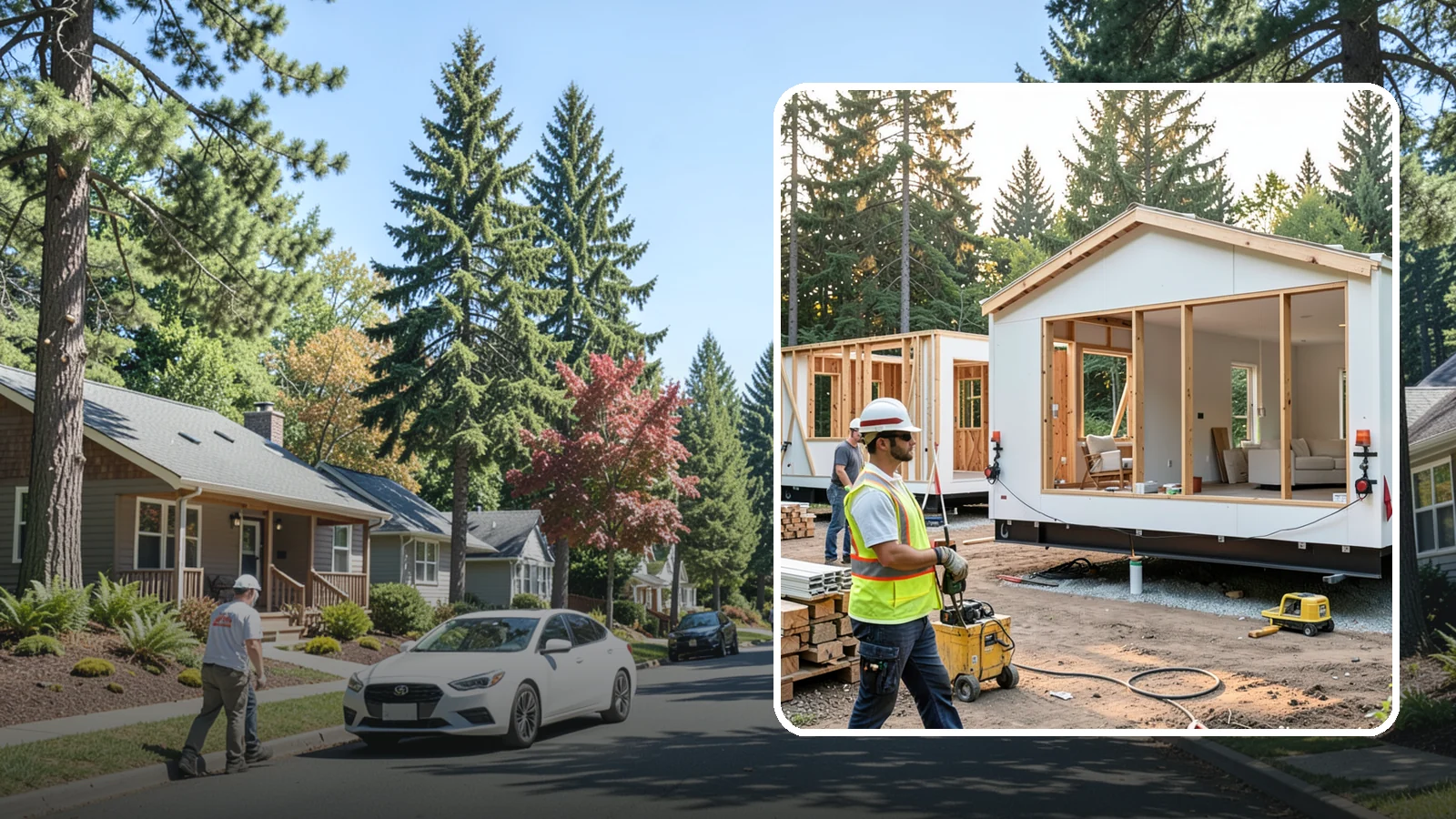 Modular Home Construction in Orting, Pierce County, WA - Factory-built home modules delivered and assembled on your Western Washington site.