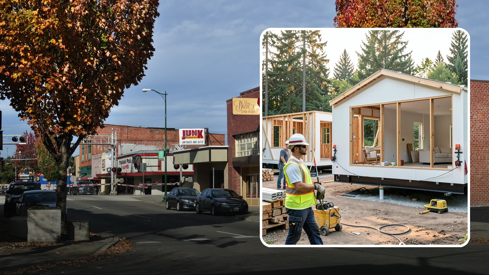 Modular Home Construction in Puyallup, Pierce County, WA - Factory-built home modules delivered and assembled on your Western Washington site.