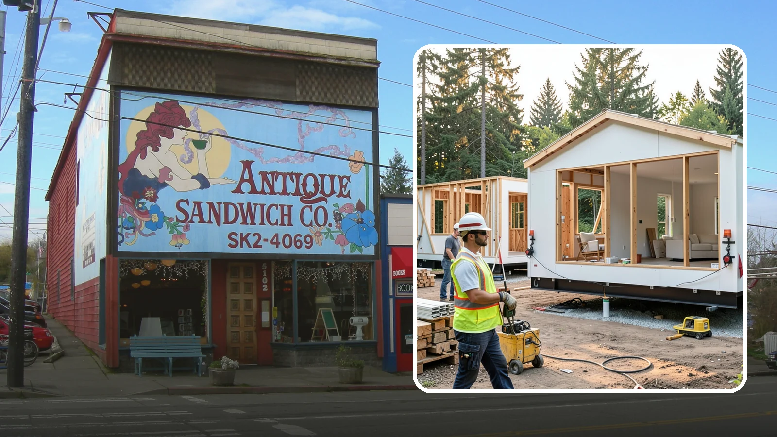 Modular Home Construction in Ruston, Pierce County, WA - Factory-built home modules delivered and assembled on your Western Washington site.