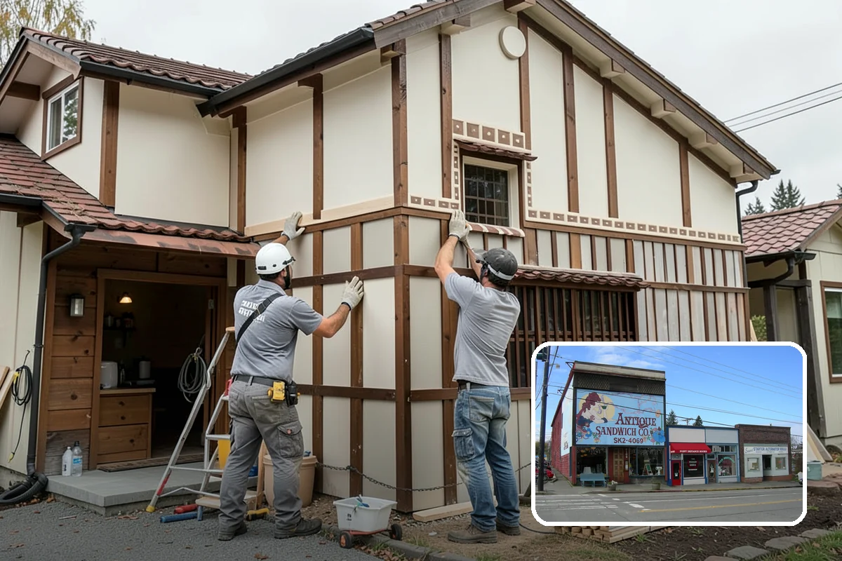 Modular Home Construction in Ruston, Pierce County, WA - Indoor construction protects materials from PNW moisture