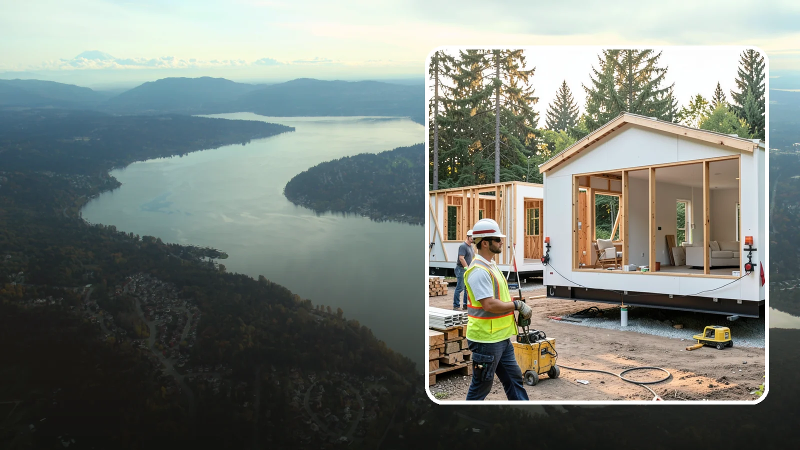 Modular Home Construction in Sammamish, King County, WA - Factory-built home modules delivered and assembled on your Western Washington site.