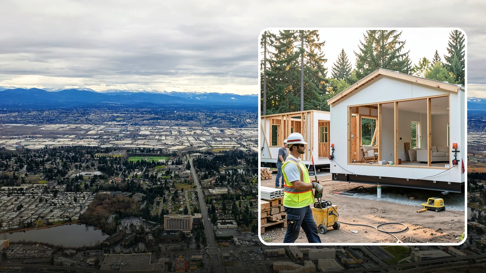 Modular Home Construction in SeaTac, King County, WA - Factory-built home modules delivered and assembled on your Western Washington site.