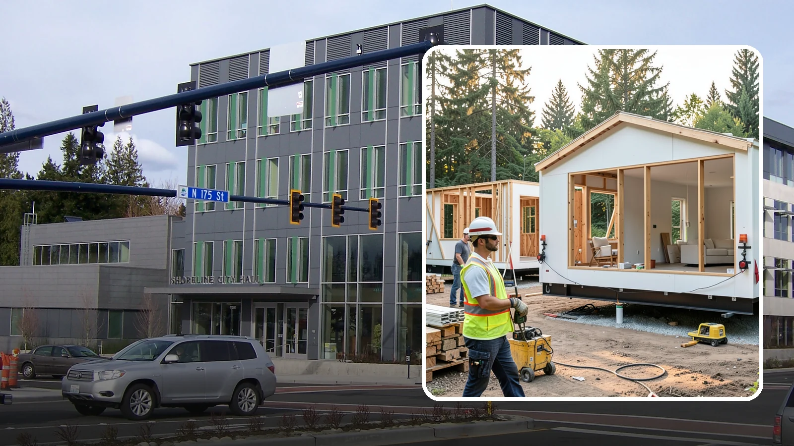 Modular Home Construction in Shoreline, King County, WA - Factory-built home modules delivered and assembled on your Western Washington site.