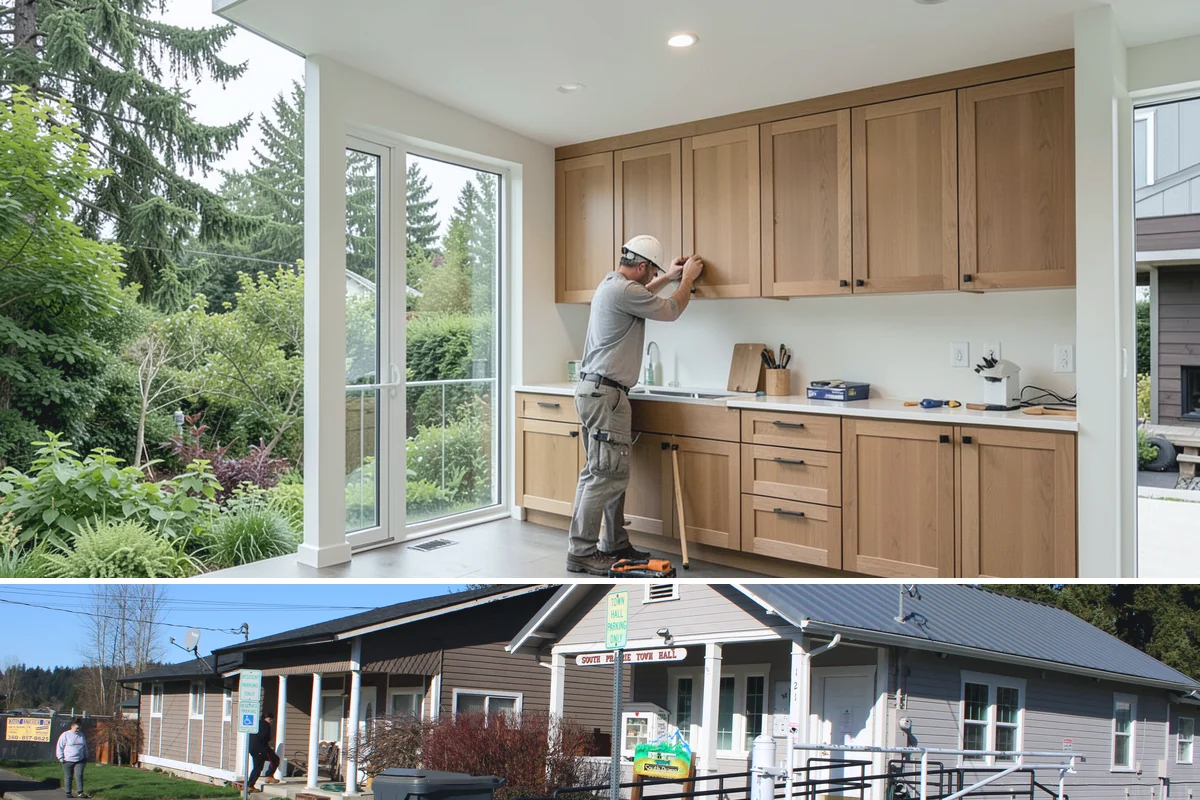 Modular Home Construction in South Prairie, Pierce County, WA - Set days depend on crane access and dry ground, so we target firm summer weather for delivery and assembly.