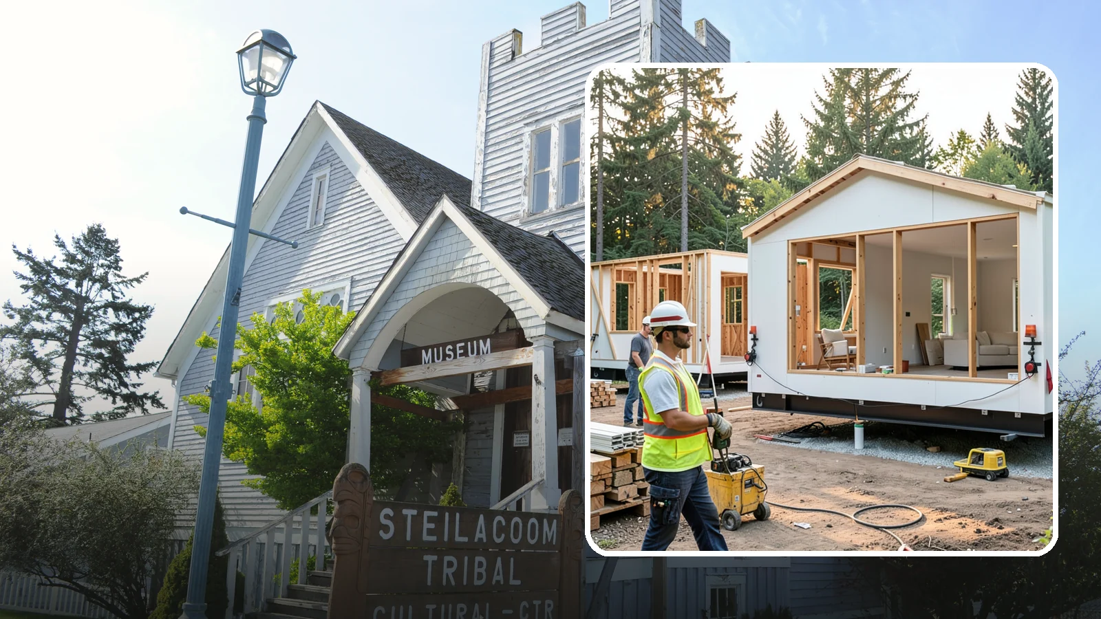 Modular Home Construction in Steilacoom, Pierce County, WA - Factory-built home modules delivered and assembled on your Western Washington site.