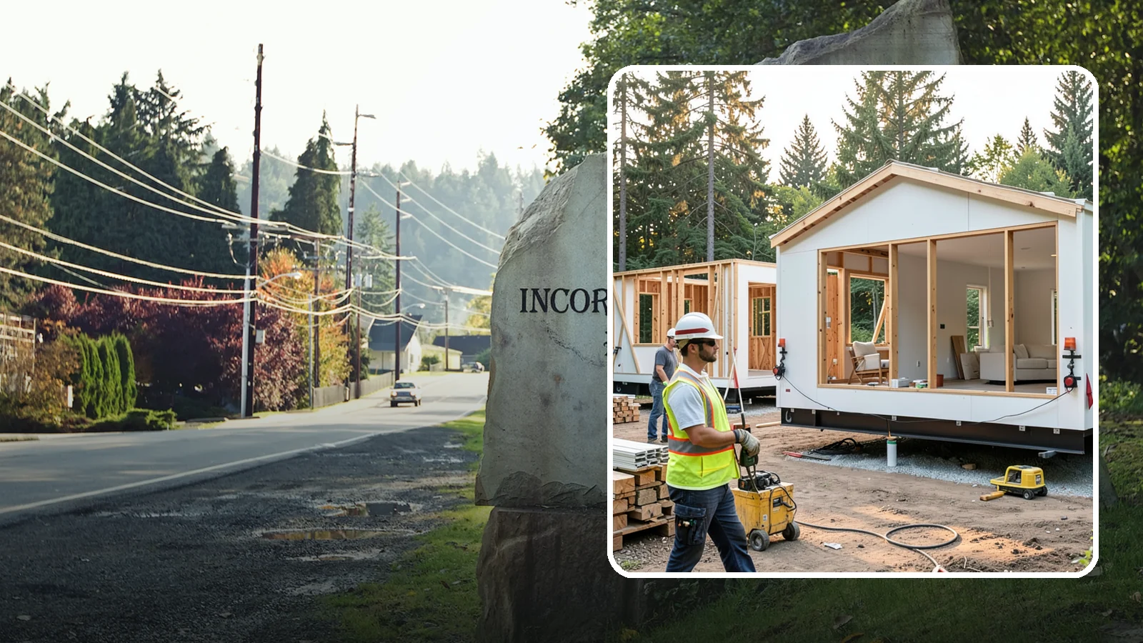 Modular Home Construction in Wilkeson, Pierce County, WA - Factory-built home modules delivered and assembled on your Western Washington site.