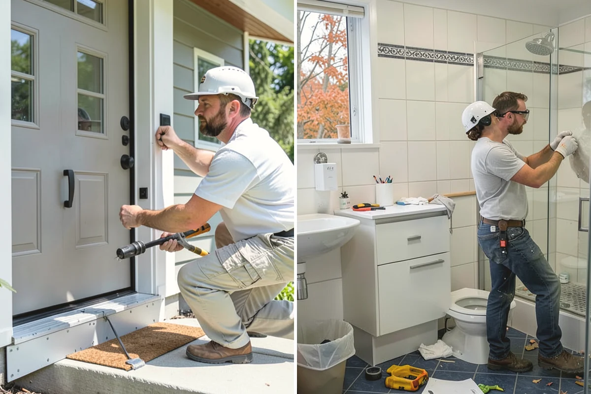 Mosaic Tile Installation in Anacortes, Skagit County, WA - Map sheet placement to disguise seams
