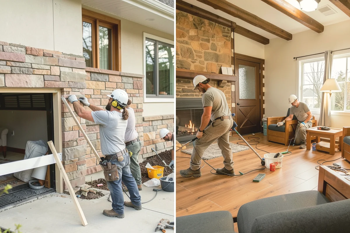 Mosaic Tile Installation in Black Diamond, King County, WA - Map sheet placement to disguise seams