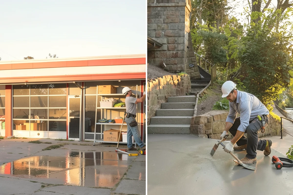 Mosaic Tile Installation in Burien, King County, WA - Map sheet placement to disguise seams
