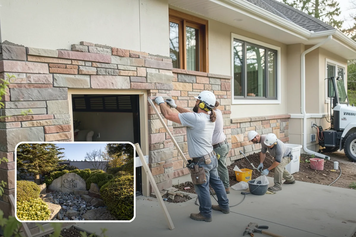 Mosaic Tile Installation in Clyde Hill, King County, WA - Intricate patterns installed with sheet-to-sheet continuity