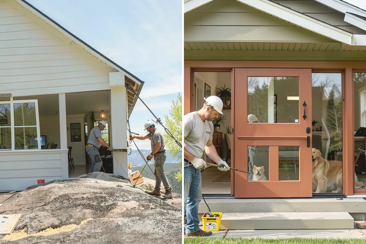Mosaic Tile Installation in Lake Stevens, Snohomish County, WA - Map sheet placement to disguise seams