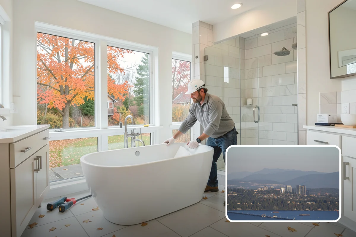 Mosaic Tile Installation in Medina, King County, WA - Intricate patterns installed with sheet-to-sheet continuity