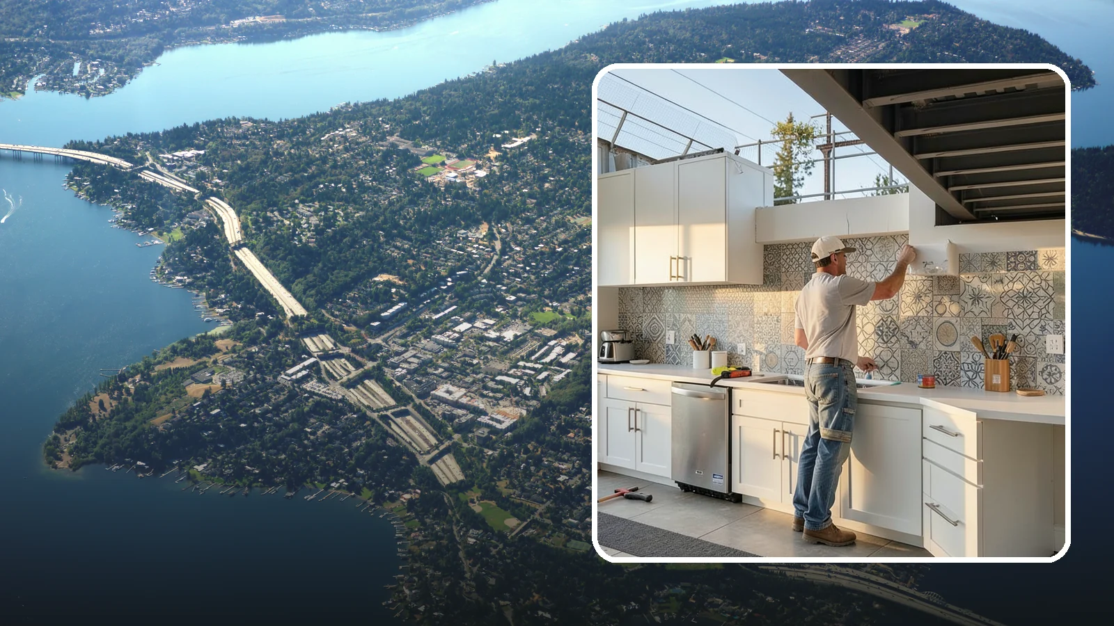 Mosaic Tile Installation in Mercer Island, King County, WA - Detailed mosaic tiling for backsplashes, floors, and accents that demand precision.