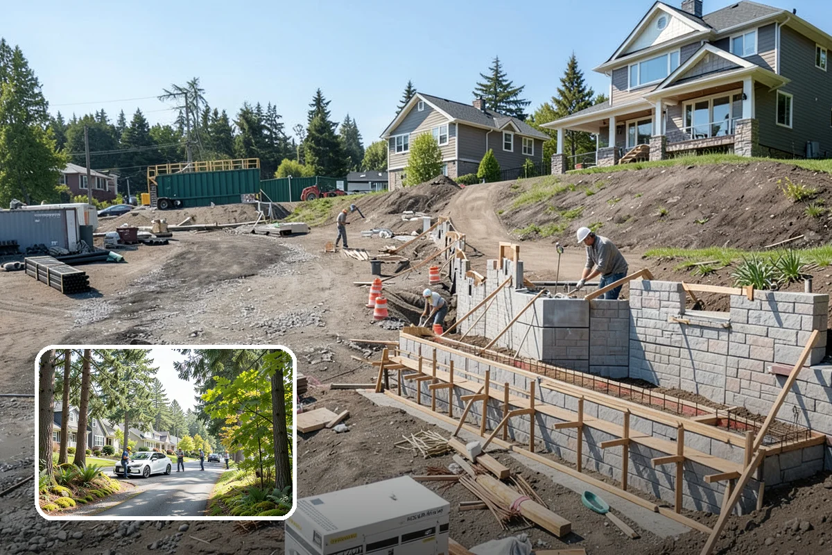 Mosaic Tile Installation in Normandy Park, King County, WA - Intricate patterns installed with sheet-to-sheet continuity