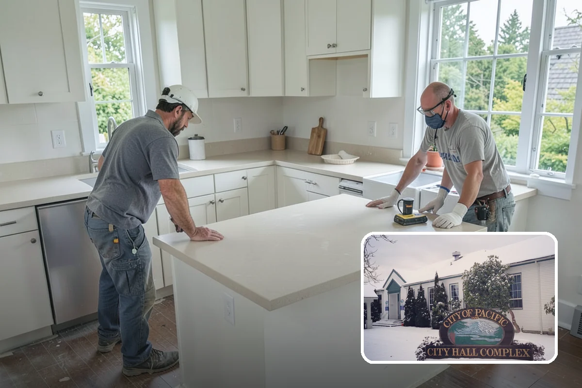 Mosaic Tile Installation in Pacific, King County, WA - Intricate patterns installed with sheet-to-sheet continuity