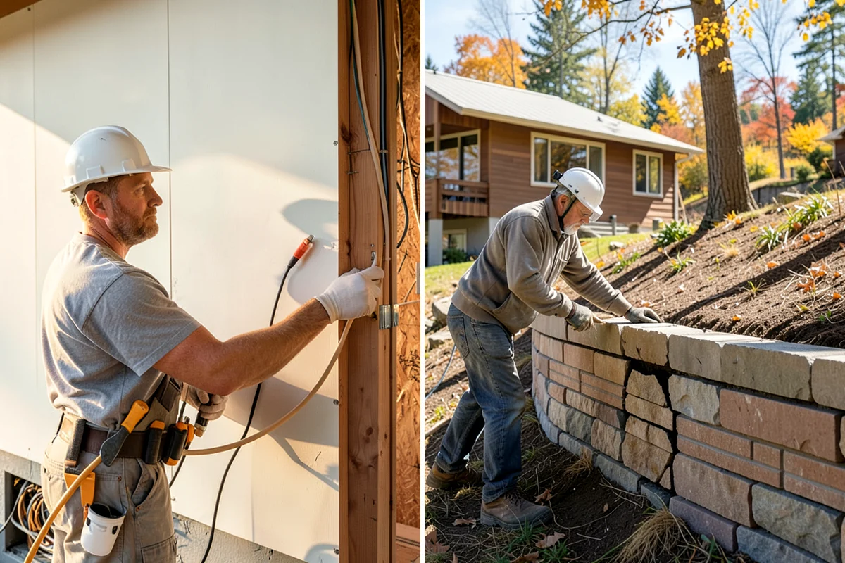 Mosaic Tile Installation in Puyallup, Pierce County, WA - Map sheet placement to disguise seams