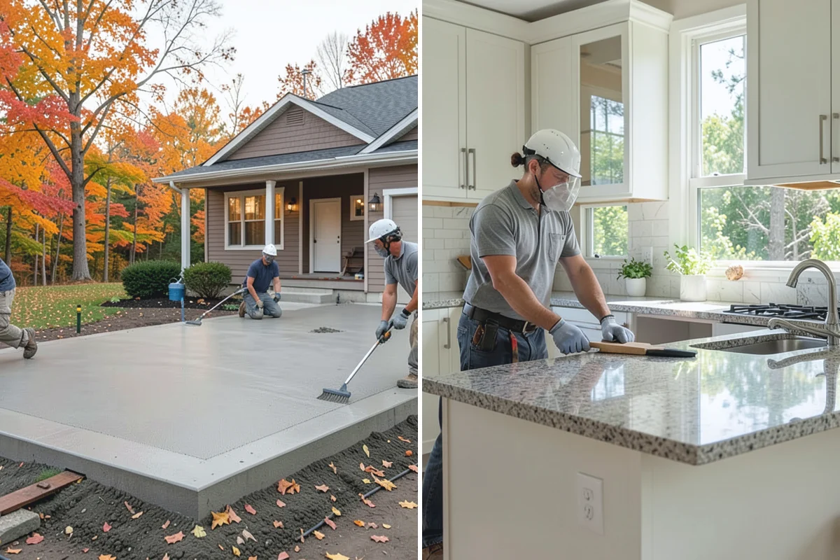 Mosaic Tile Installation in Roy, Pierce County, WA - Map sheet placement to disguise seams
