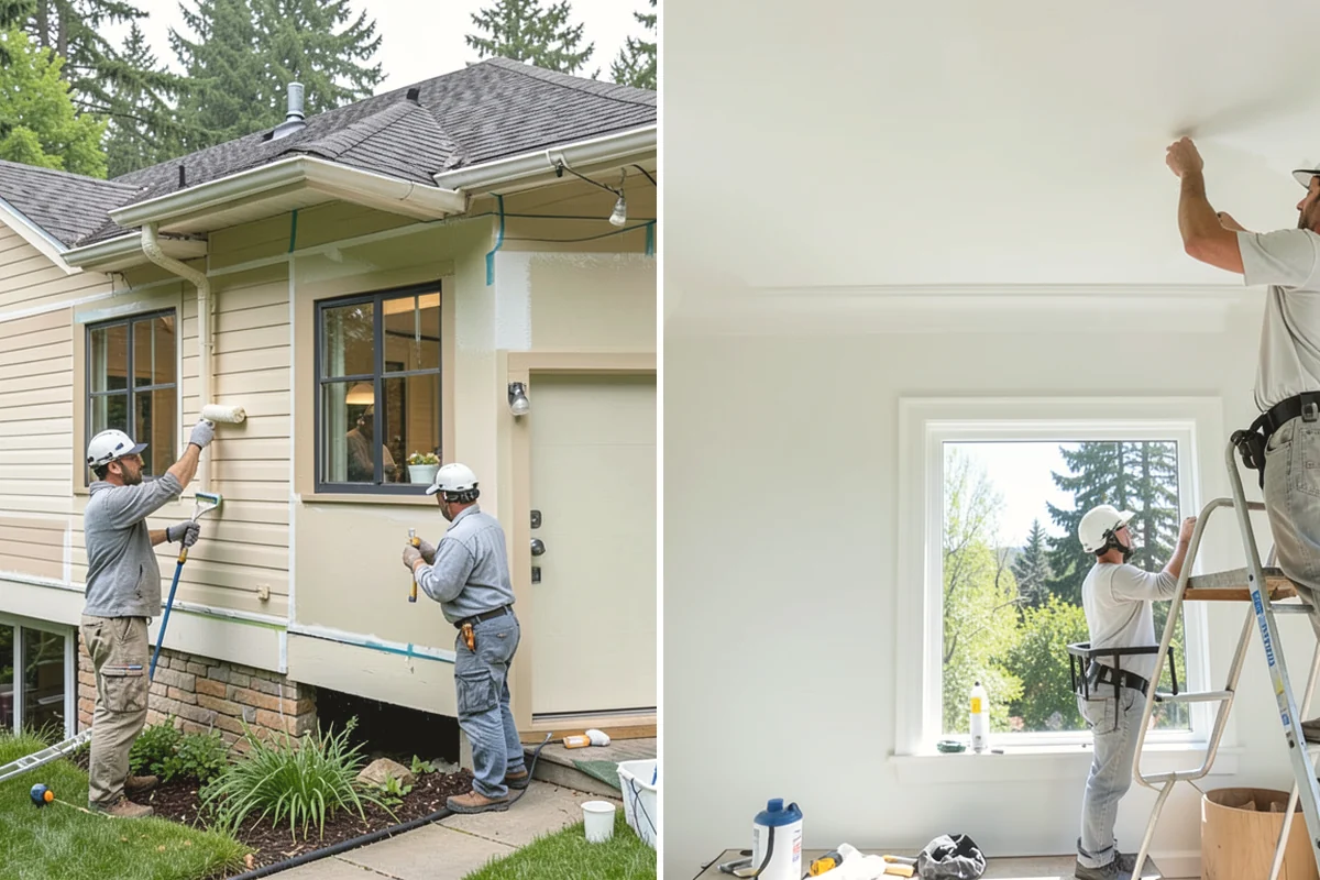 Mosaic Tile Installation in Ruston, Pierce County, WA - Map sheet placement to disguise seams
