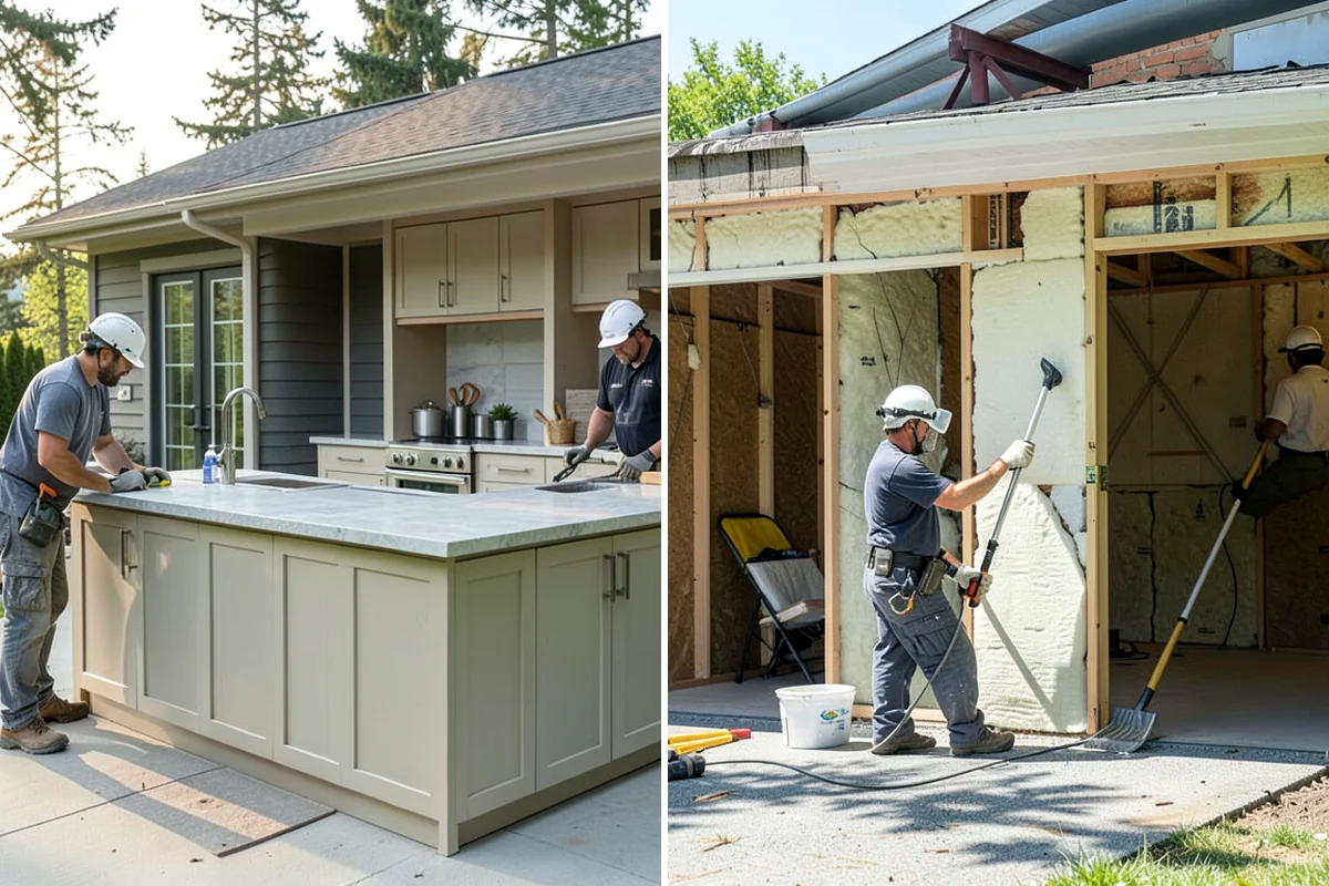 Mosaic Tile Installation in Sedro-Woolley, Skagit County, WA - Map sheet placement to disguise seams